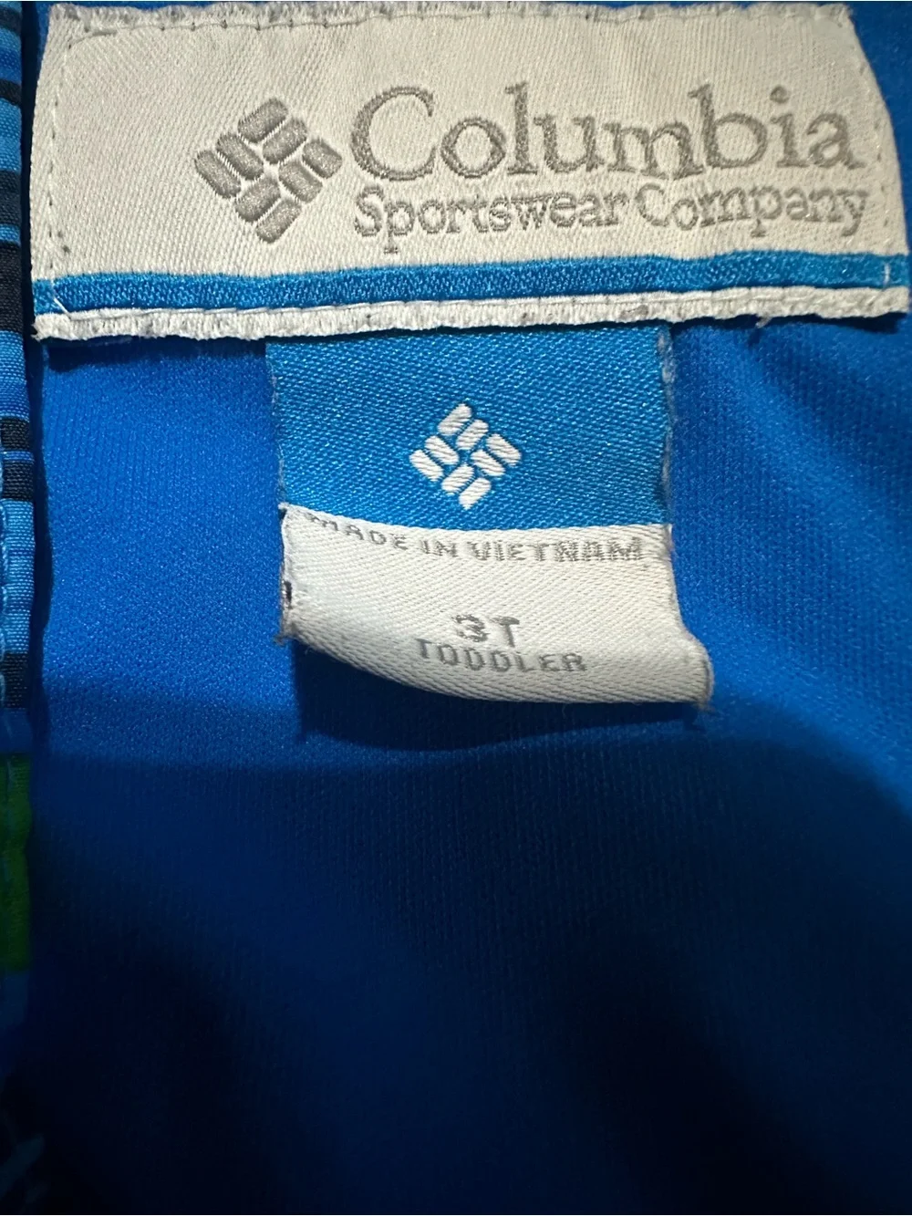 Columbia Striped Windbreaker Jacket 3T Boys